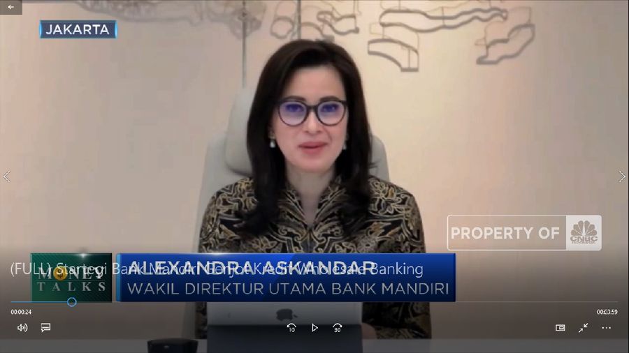 Startegi Bank Mandiri Genjot Kredit Wholesale Banking (CNBC Indonesia TV)
