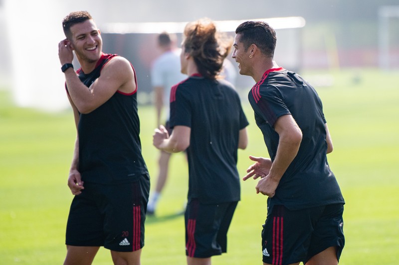 Cristiano Ronaldo latihan bersama Mencester United. (Dok: Twitter Manchester United)