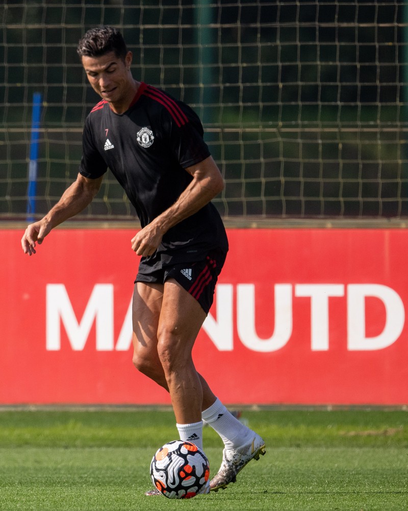 Cristiano Ronaldo latihan bersama Mencester United. (Dok: Twitter Manchester United)