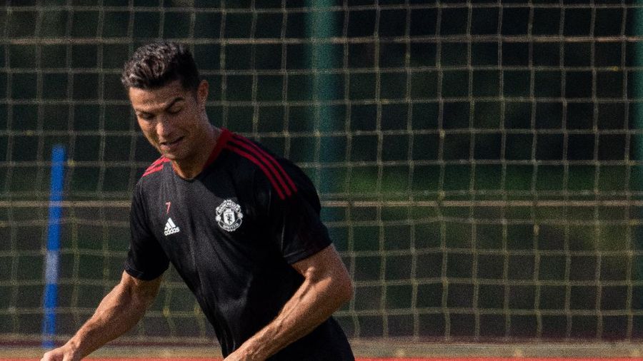Cristiano Ronaldo latihan bersama Mencester United. (Dok: Twitter Manchester United)