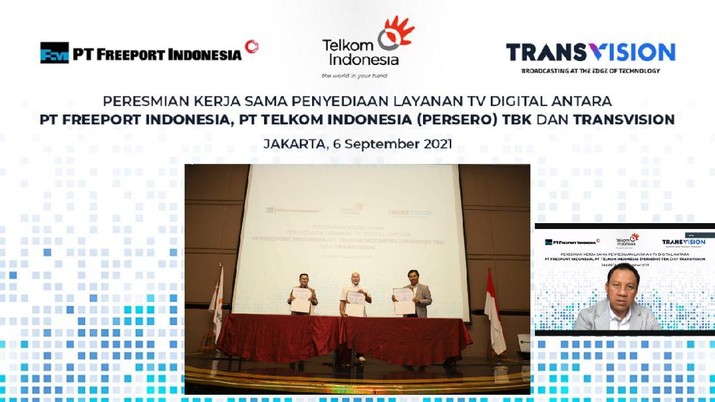 Layanan TV Digital untuk Freeport Indonesia. (Dok: Tangkapan layar) Layanan TV Digital untuk Freeport Indonesia. (Dok: Tangkapan layar)