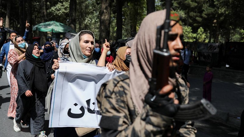 Pasukan Taliban. (REUTERS/STRINGER)