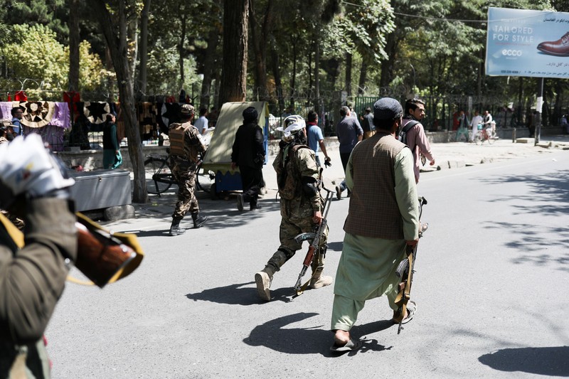 Pasukan Taliban. (REUTERS/STRINGER)