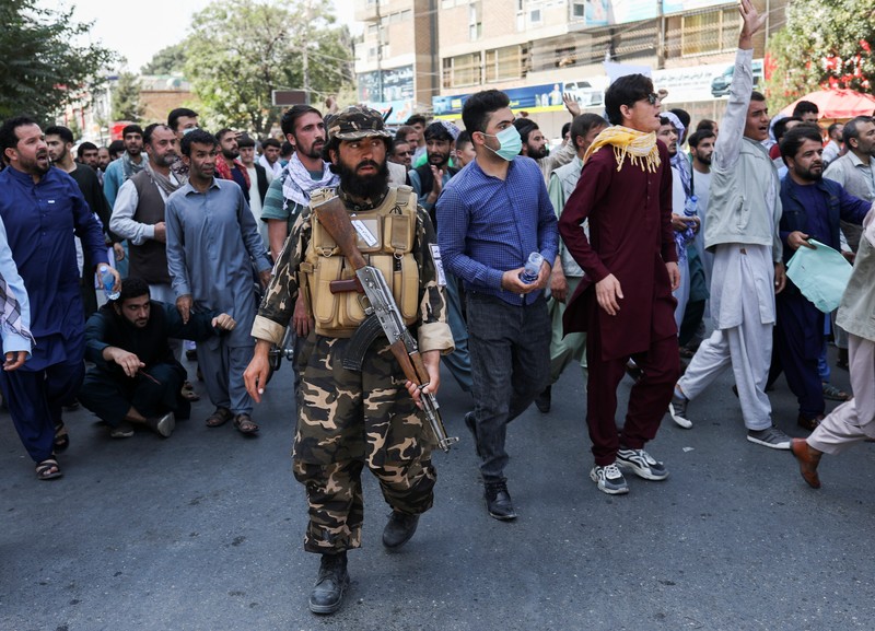 Pasukan Taliban. (REUTERS/STRINGER)