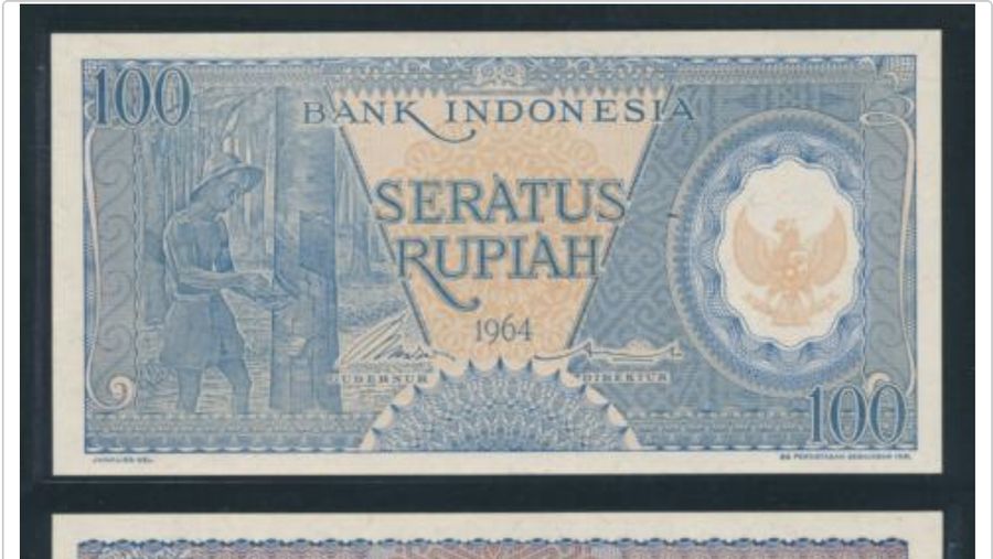 Uang Kertas Indonesia 50.000 Rupiah Tahun 1995 Soeharto. (Dok: Gallery Currency Bank Indonesia)