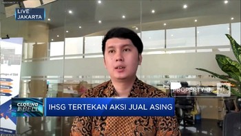 Tertekan Aksi Jual Asing, IHSG Ditutup Terkoreksi 1,4%