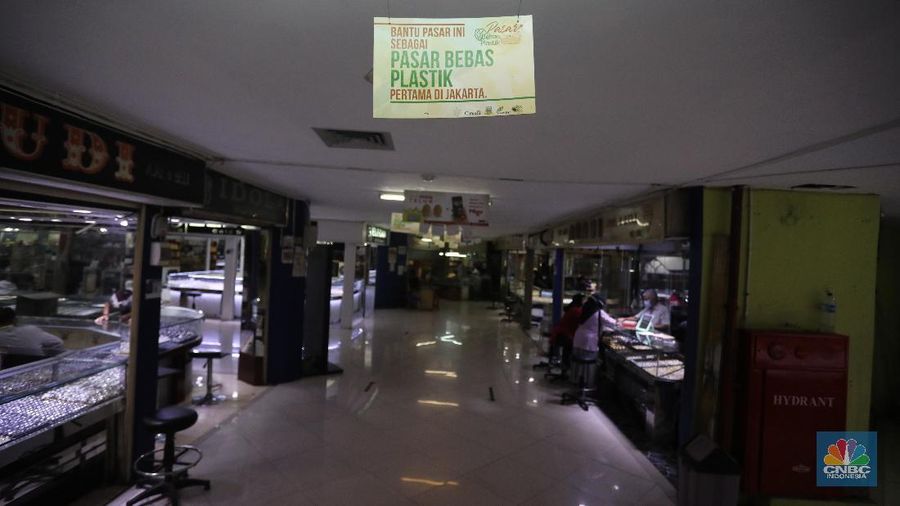 Ilustrasi Pasar Tebet. (CNBC Indonesia/Andrean Kristianto)