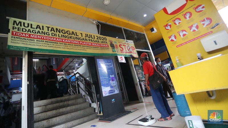 Ilustrasi Pasar Tebet. (CNBC Indonesia/Andrean Kristianto)