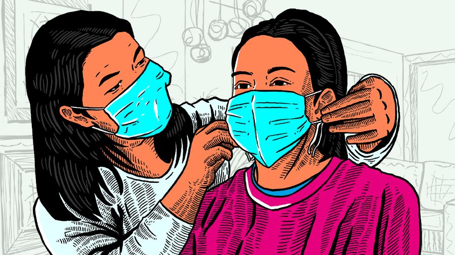 Infografis/ Vaksinasi & Pakai Masker Efektif Cegah Covid-19 Varian Apapun/Aristya Rahadian