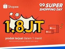 Wow! 1,8 Juta Produk Laku Terjual Hanya dalam 1 Menit