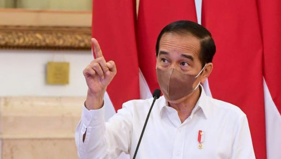 Jokowi bertemu bankir di Istana Kepresidenan, Jakarta, Kamis (9/9/2021).  (Dok: Biro Pers Sekretariat Presiden)