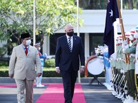 Prabowo 4 Mata dengan Menhan Australia, Beli Jet Tempur Baru?