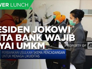 Presiden Jokowi Minta Bank Wajib Biayai UMKM