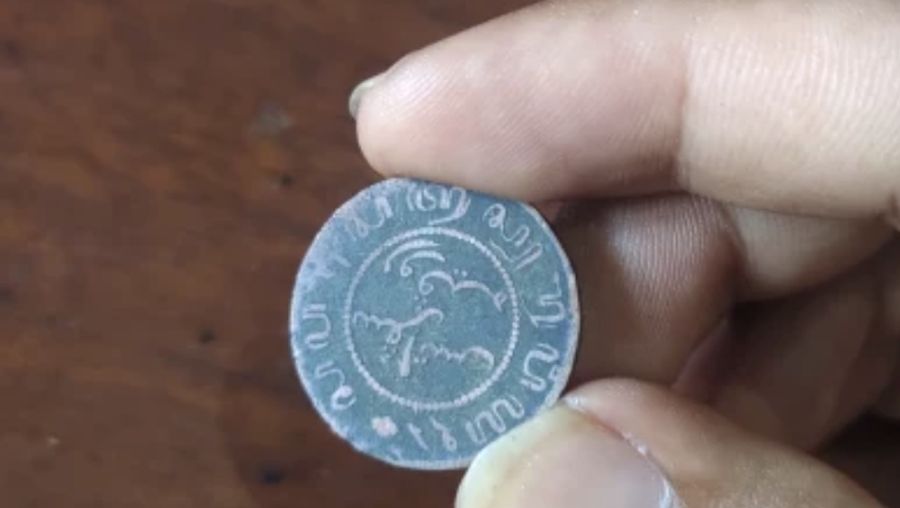 Uang kuno koin negara asing nederland legendaris th 1857. Ist