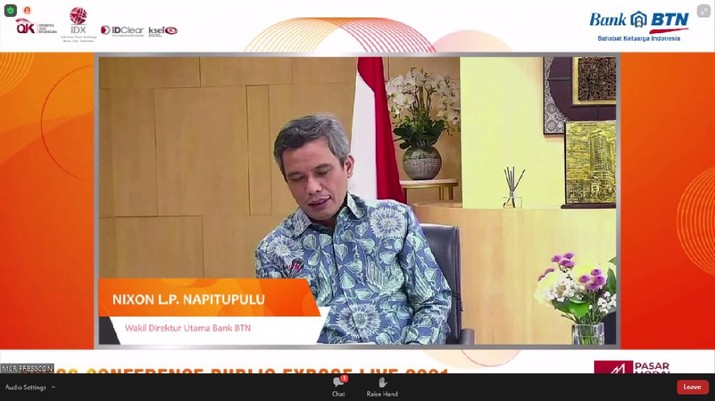 Wakil Direktur Utama BBTN Nixon Napitupulu Wakil Direktur Utama BBTN Nixon Napitupulu