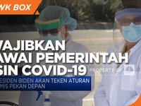 AS Wajibkan Pegawai Pemerintah dan Swasta Vaksin Covid-19