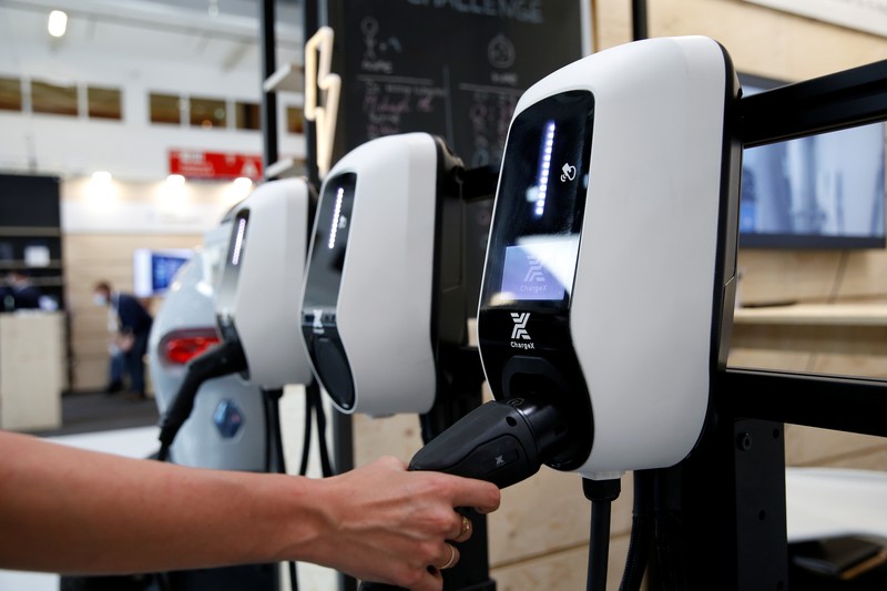 sebuah pesawat pribadi bertenaga listrik, dipamerkan selama Munich Auto Show, IAA Mobility 2021, di Munich, Jerman, 7 September 2021. (REUTERS/Michaela Rehle) sebuah pesawat pribadi bertenaga listrik, dipamerkan selama Munich Auto Show, IAA Mobility 2021, di Munich, Jerman, 7 September 2021. (REUTERS/Michaela Rehle)