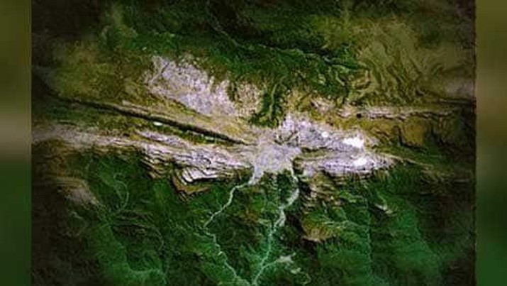 Gunung Emasa Wabu. (Dok: via google earth )