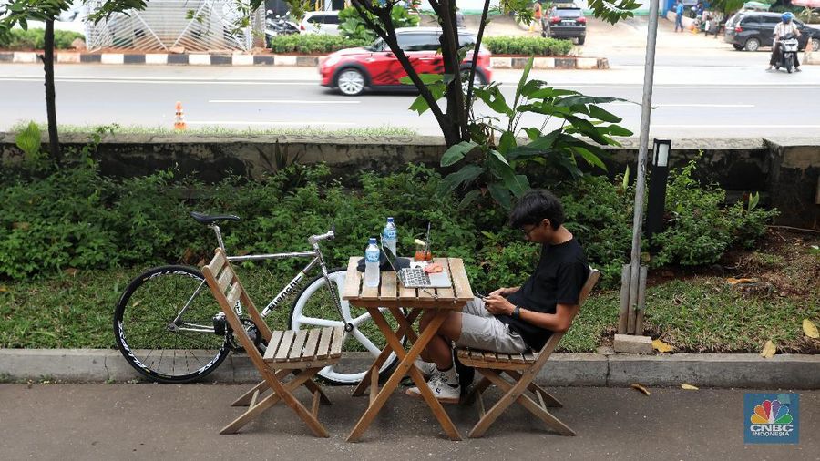 Ilustrasi Cafe (CNBC Indonesia/Andrean Kristianto)