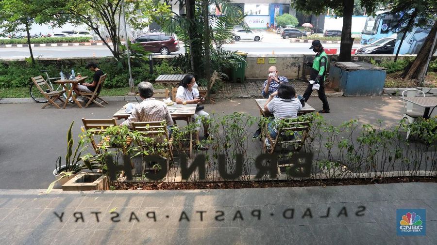 Ilustrasi Cafe (CNBC Indonesia/Andrean Kristianto)
