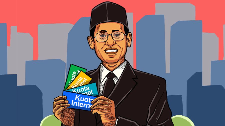 Infografis/Besok Ditransfer! Segini Besaran Kuota Internet Gratis/Aristya Rahadian