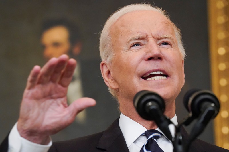 Presiden AS Joe Biden. (REUTERS/KEVIN LAMARQUE)