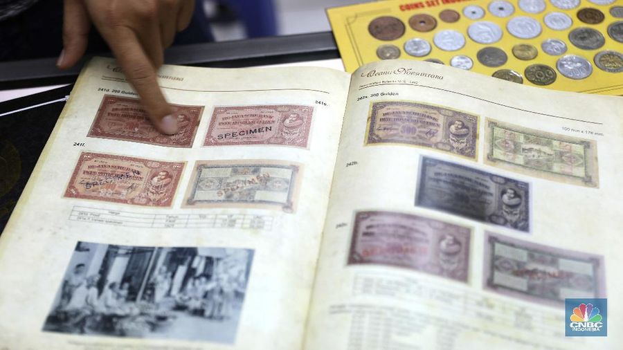 Uang Kuno. (CNBC Indonesia/Muhammad Sabki)