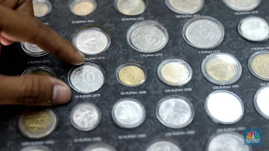 Uang Kuno. (CNBC Indonesia/Muhammad Sabki)