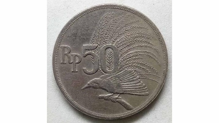 Uang 50 koin Cendrawasih. Ist