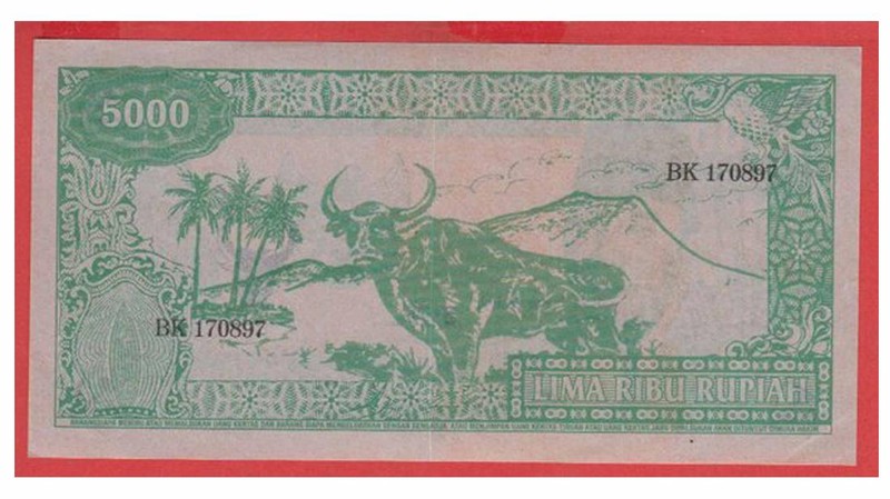 Uang Kertas Barong Bali 10.000 Rupiah. (Dok: Gallery Bank Indonesia)