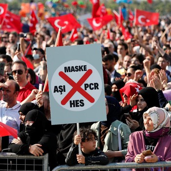 Ribuan Warga Turki Demo Tolak Kebijakan Presiden Erdogan