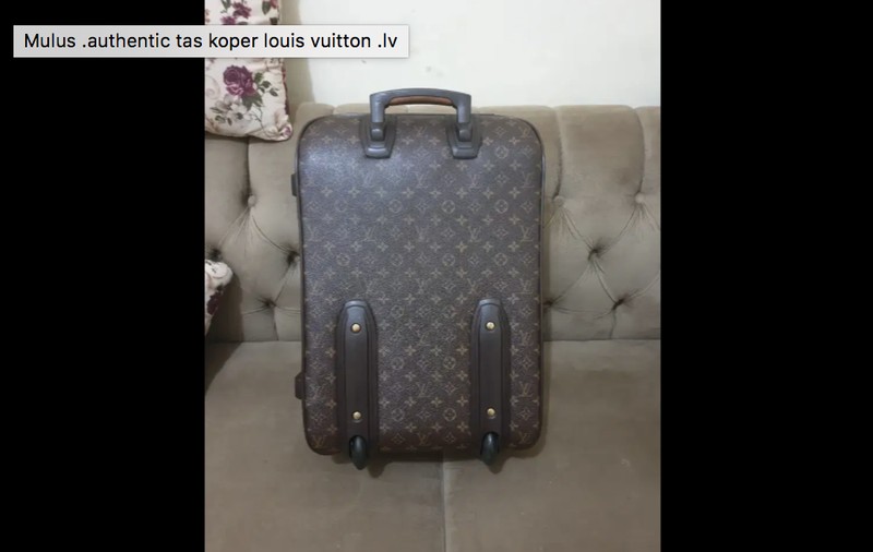 Tas Louis Vuitton Limited Edition LV Second Preloved Original yang dijual seharga Rp 14.500.000 (OLX/Dyana Ratupaksi) Tas Louis Vuitton Limited Edition LV Second Preloved Original yang dijual seharga Rp 14.500.000 (OLX/Dyana Ratupaksi)