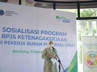 Menaker Ajak Pekerja Informal Daftar Peserta BP Jamsostek