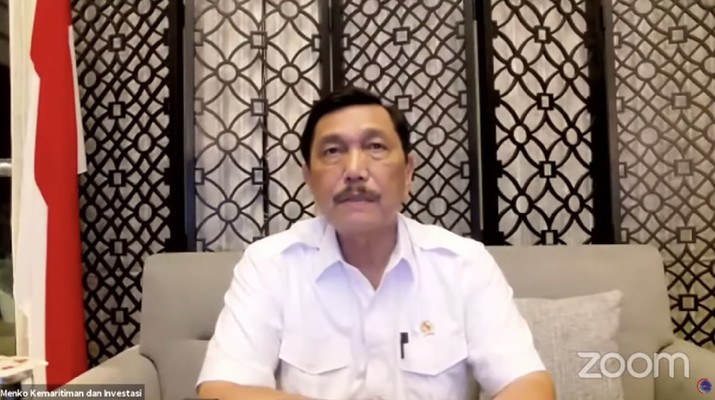 Menteri Koordinator Bidang Kemaritiman dan Investasi RI, Luhut Binsar Pandjaitan memberi keterangan pers update penanganan Covid-19. (Tangkapan Layar Youtube Perekonomian RI) Menteri Koordinator Bidang Kemaritiman dan Investasi RI, Luhut Binsar Pandjaitan memberi keterangan pers update penanganan Covid-19. (Tangkapan Layar Youtube Perekonomian RI)
