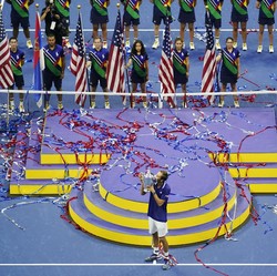 Momen Medvedev & Raducanu Rayakan Juara Grand Slam US Open