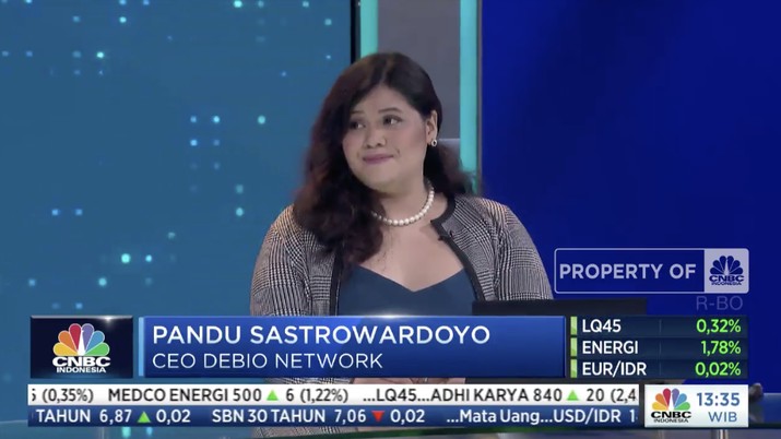 CEO DeBio Network, Pandu Sastrowardoyo di acara CNBC Indonesia Tech Conference CEO DeBio Network, Pandu Sastrowardoyo di acara CNBC Indonesia Tech Conference
