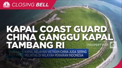 Kapal Coast Guard China Ganggu Kapal Tambang Indonesia