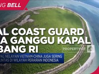 Kapal Coast Guard China Ganggu Kapal Tambang Indonesia