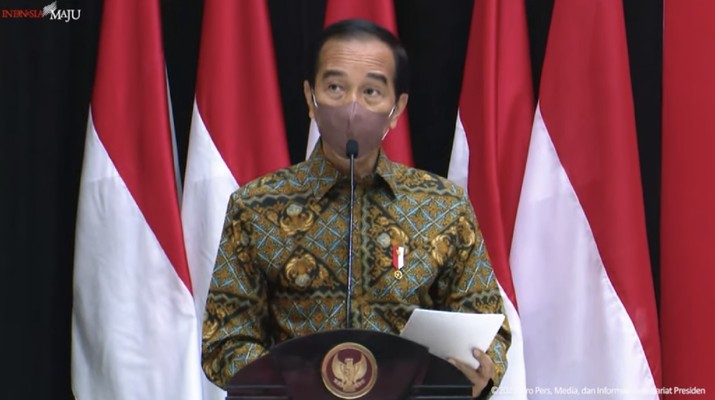 Sambutan Presiden RI Jokowi pada Pertemuan Majelis Rektor Perguruan Tinggi Negeri Indonesia, 13 Sept 2021. (Tangkapan Layar Youtube/Biro Setpres RI) Sambutan Presiden RI Jokowi pada Pertemuan Majelis Rektor Perguruan Tinggi Negeri Indonesia, 13 Sept 2021. (Tangkapan Layar Youtube/Biro Setpres RI)
