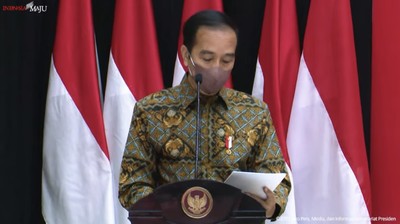 Sambutan Presiden RI Jokowi pada Pertemuan Majelis Rektor Perguruan Tinggi Negeri Indonesia, 13 Sept 2021. (Tangkapan Layar Youtube/Biro Setpres RI)