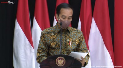 Sambutan Presiden RI Jokowi pada Pertemuan Majelis Rektor Perguruan Tinggi Negeri Indonesia, 13 Sept 2021. (Tangkapan Layar Youtube/Biro Setpres RI) Sambutan Presiden RI Jokowi pada Pertemuan Majelis Rektor Perguruan Tinggi Negeri Indonesia, 13 Sept 2021. (Tangkapan Layar Youtube/Biro Setpres RI)