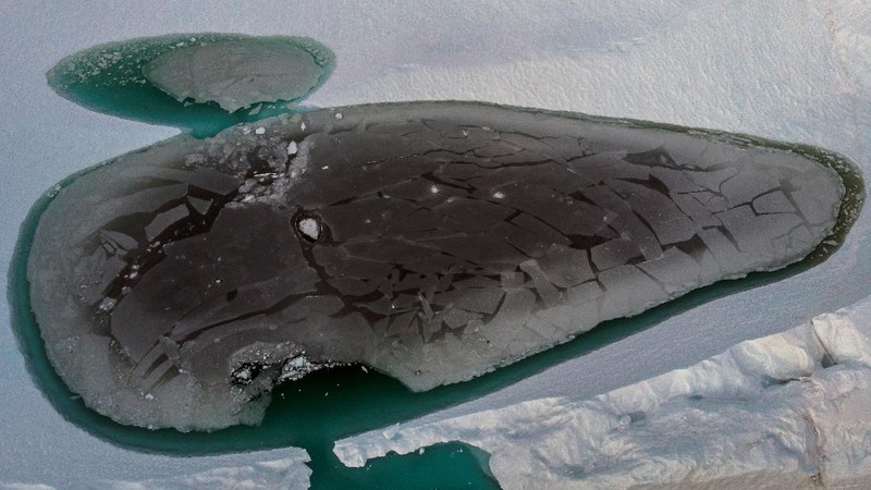 Icebergs are seen at the Disko Bay close to Ilulisat, Greenland, September 14, 2021. REUTERS/Hannibal Hanschke