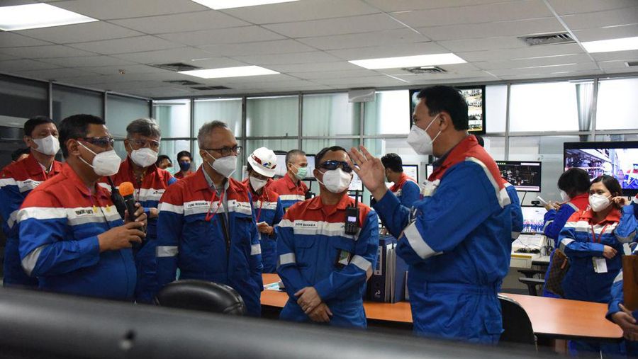 Pastikan Keandalan Kinerja, Komut Pertamina Basuki Tjahaja Purnama Sambangi Kilang Dumai