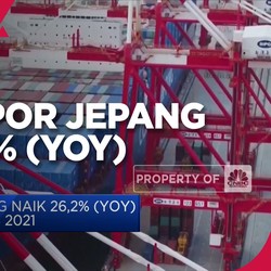 Agustus 2021, Kinerja Ekspor Jepang Naik 26,2%