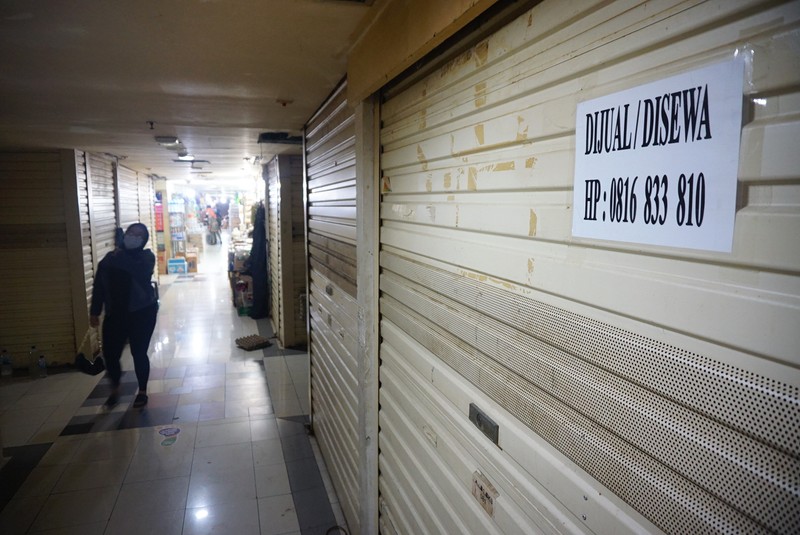 Ruko Pasar Tradisional yang tutup (CNBC Indonesia/Tri Susilo) Ruko Pasar Tradisional yang tutup (CNBC Indonesia/Tri Susilo)
