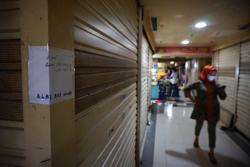Ruko Pasar Tradisional yang tutup (CNBC Indonesia/Tri Susilo) Ruko Pasar Tradisional yang tutup (CNBC Indonesia/Tri Susilo)