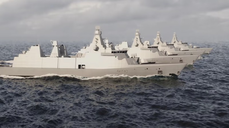 David Lockwood Babcock CEO (kiri) dan Kaharuddin Djenod, (kanan) CEO PAL menandatangani kontrak di atas kapal HMS Argyll (Foto: Babcock)
