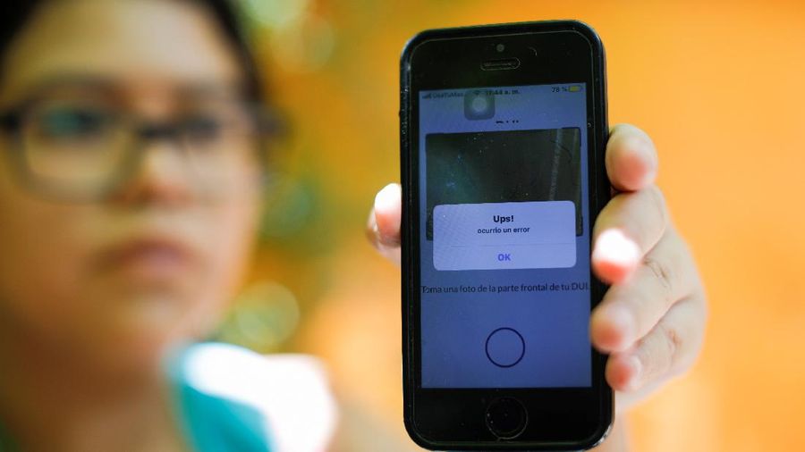 Eva Montes shows the Chivo Wallet app, a Bitcoin wallet that the Salvadoran government is launching for the use of Bitcoin as a legal tender, installed in her phone in Mejicanos, El Salvador, September 9, 2021. REUTERS/Jose Cabezas