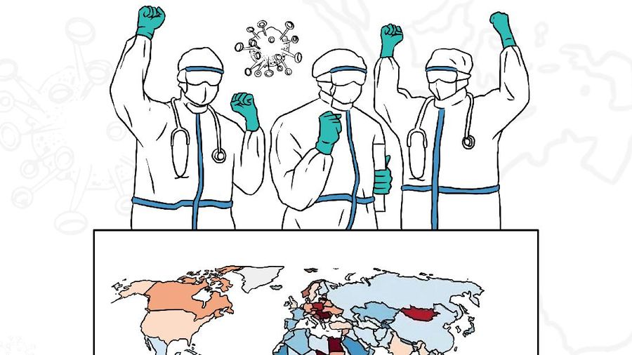Infografis: Turun 58%, Indonesia Salah Satu Negara Terbaik Atasi Covid-19