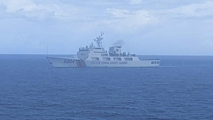 Kapal China di Laut Natuna (AP)